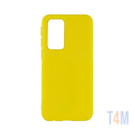 Capa de Silicone para Huawei P40 Pro Amarelo